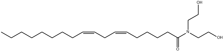 (6Z,9Z)-N,N-bis(2-hydroxyethyl)octadeca-6,9-dien-1-amide Structure