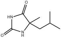 5-异丁基-5-甲基海因,27886-67-5,结构式