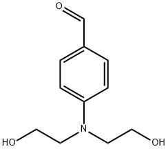 4-[N,N-Bis(2-hydroxyethyl)amino]benzaldehyde Struktur