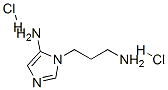 1H-Imidazole-1-propanamine,5-amino-,dihydrochloride(9CI) Structure