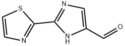 1H-Imidazole-4-carboxaldehyde,  2-(2-thiazolyl)-  (9CI) Structure