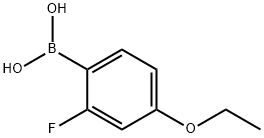2-氟-4-乙氧基苯硼酸,279261-82-4,结构式