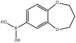 3,4-二氢-2H-1,5-苯并二氧-7-基硼酸,279261-89-1,结构式