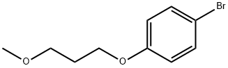 1-ブロモ-4-(3-メトキシプロポキシ)ベンゼン 化学構造式