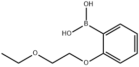 (2-(2-エトキシエトキシ)フェニル)ボロン酸 化学構造式