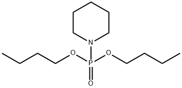 Piperidinophosphonic acid dibutyl ester Structure