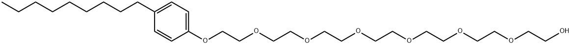 20-(4-nonylphenoxy)-3,6,9,12,15,18-hexaoxaicosan-1-ol,27942-27-4,结构式