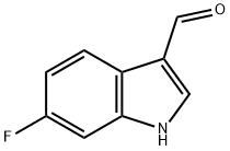 6-氟吲哚-3-甲醛 结构式