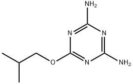 6-Isobutoxy-s-triazine-2,4-diamine Structure