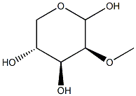 2-O-Methyl-L-lyxopyranose Structure