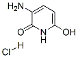 3-amino-6-hydroxy-2-pyridone hydrochloride,27969-85-3,结构式