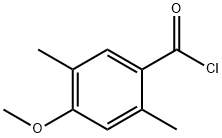 Benzoyl chloride, 4-methoxy-2,5-dimethyl- (9CI) 化学構造式