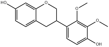 3,4-Dihydro-3-(4-hydroxy-2,3-dimethoxyphenyl)-2H-1-benzopyran-7-ol|化合物 T25645