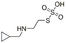 Thiosulfuric acid hydrogen S-[2-[(cyclopropylmethyl)amino]ethyl] ester,27976-08-5,结构式