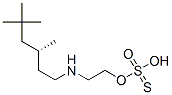 Thiosulfuric acid hydrogen S-[2-[(3,5,5-trimethylhexyl)amino]ethyl] ester 结构式