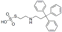 チオ硫酸水素S-[2-[(3,3,3-トリフェニルプロピル)アミノ]エチル] 化学構造式