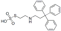 Thiosulfuric acid hydrogen S-[2-[(3,3,3-triphenylpropyl)amino]ethyl] ester Structure