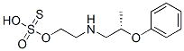 Thiosulfuric acid hydrogen S-[2-[(2-phenoxypropyl)amino]ethyl] ester,27976-26-7,结构式