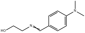 2-[[p-(Dimethylamino)benzylidene]amino]ethanol 结构式