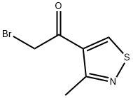 Ethanone, 2-bromo-1-(3-methyl-4-isothiazolyl)- (9CI) Structure