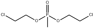 BIS(2-CHLOROETHYL) METHYLPHOSPHONATE Structure