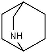 2-氮杂双环[2.2.2]辛烷 结构式