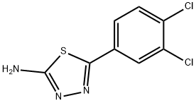 5-(3,4-二氯苯基)-1,3,4-噻二唑-2-胺,28004-64-0,结构式