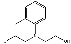 N,N-二羟乙基-邻甲基苯胺, 28005-74-5, 结构式