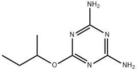 6-sec-Butoxy-s-triazine-2,4-diamine,28008-01-7,结构式