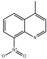 4-メチル-8-ニトロキノリン 化学構造式