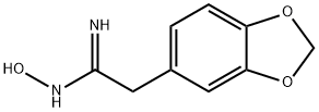 1,3-BENZODIOXOLE-5-ETHANIMIDAMIDE, N-HYDROXY- Struktur