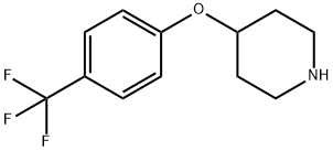 4-[4-(Trifluoromethoxy)phenoxy]piperidine Struktur
