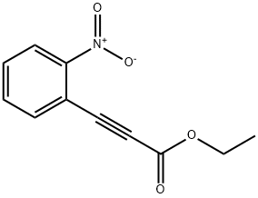 (2-NITRO-PHENYL)-PROPYNOIC ACID ETHYL ESTER Structure