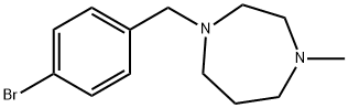 1-(4-BROMOBENZYL)-4-METHYLPERHYDRO-1,4-DIAZEPINE 化学構造式