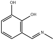 1,2-Benzenediol, 3-[(E)-(methylimino)methyl]- (9CI) 化学構造式