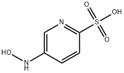 2-Pyridinesulfonic acid, 5-(hydroxyamino)- Structure