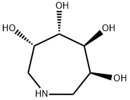 (3S,4S,5S,6S)-3,4,5,6-TETRAHYDROXYAZEPANE HCL Struktur