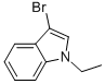 3-BROMO-1-ETHYL-1H-INDOLE 化学構造式