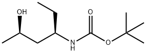 Carbamic acid, [(1R,3R)-1-ethyl-3-hydroxybutyl]-, 1,1-dimethylethyl ester (9CI) Structure