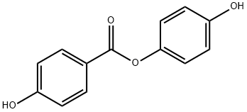 4-Hydroxyphenyl 4-hydroxybenzoate Structure