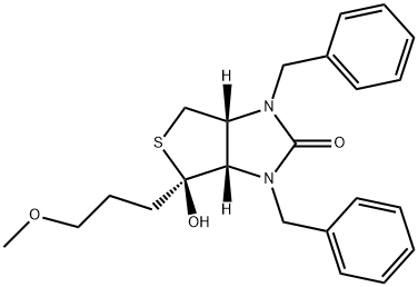 [3aS-(3aalpha,4alpha,6aalpha)]-1,3-dibenzyltetrahydro-4-hydroxy-4-(3-methoxypropyl)-1H-thieno[3,4-d]imidazol-2(3H)-one|