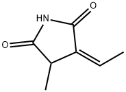 (Z)-3-Ethylidene-4-methyl-2,5-pyrrolidinedione Struktur