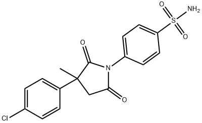 28103-45-9 Benzenesulfonamide, 4-(2,5-dioxo-3-(4-chlorophenyl)-3-methyl-1-pyrroli dinyl)-