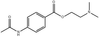 2-(dimethylamino)ethyl 4-(acetylamino)benzoate ,2811-31-6,结构式