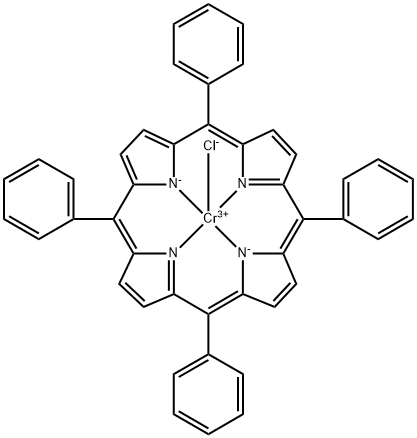 CHROMIUM (III) TETRAPHENYLPORPHINE CHLORIDE Struktur