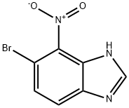 6-Bromo-7-nitro-1H-benzo[d]imidazole Structure