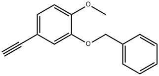 3-BENZYLOXY-1-ETHYNYL-4-METHOXY-BENZENE Struktur