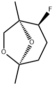 6,8-Dioxabicyclo[3.2.1]octane,2-fluoro-1,5-dimethyl-,(1S,2S,5S)-(9CI) 化学構造式