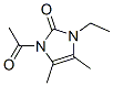2H-Imidazol-2-one,  1-acetyl-3-ethyl-1,3-dihydro-4,5-dimethyl- Structure