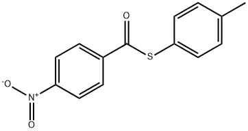 4-Nitrothiobenzoic acid S-p-tolyl ester,28122-84-1,结构式